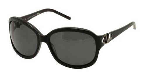 VALENTINO Sonnenbrille für Damen, Schwarz Made in Italy