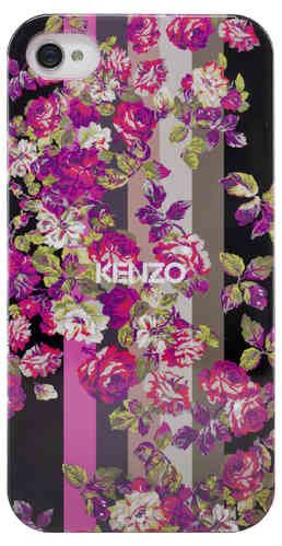 KENZO Handy Back Cover Kila, Schutzcover Schwarz, iPhone 4/4S