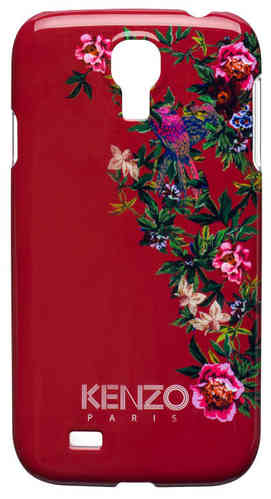 KENZO Handy Back Cover Exotic, Schutzcover Rot, Samsung S 4
