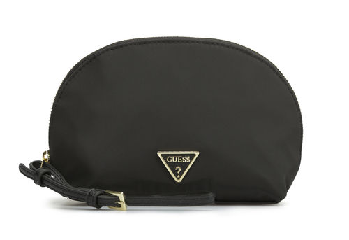 GUESS DID I SAY 90S? Dome Cosmetic Case Schwarz, Kosmetiktasche Beauty Case