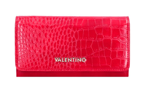 VALENTINO BAGS GROTE Multi Clutch Rot, Damen-Geldbörse Portemonnaie Wallet